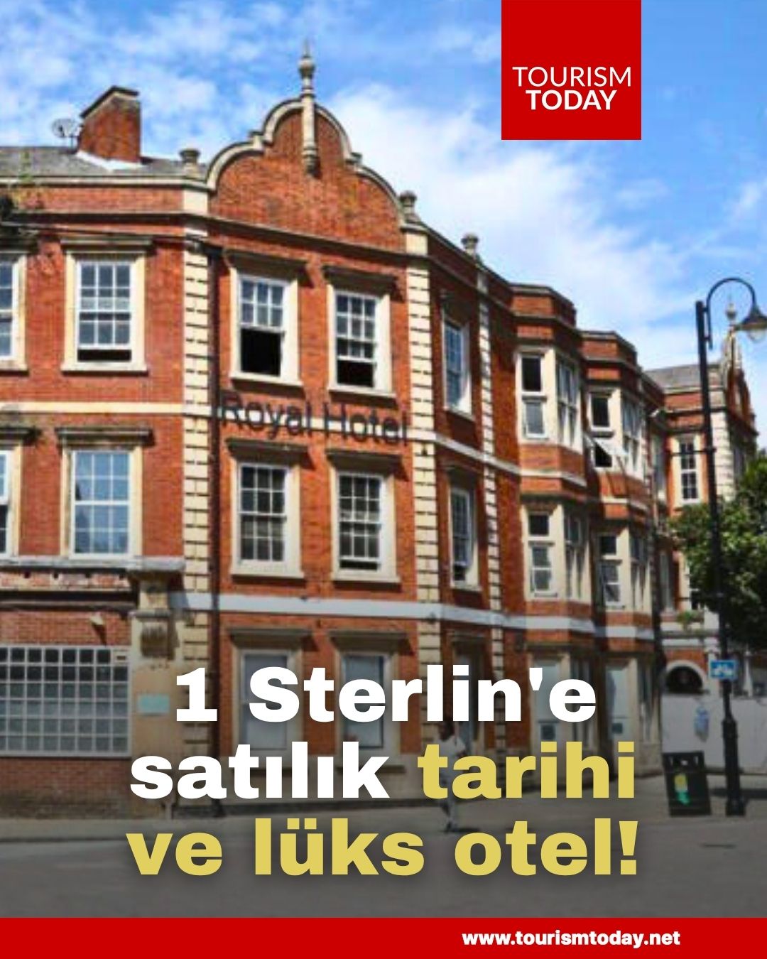 1 Sterlin'e satılık tarihi ve lüks otel!