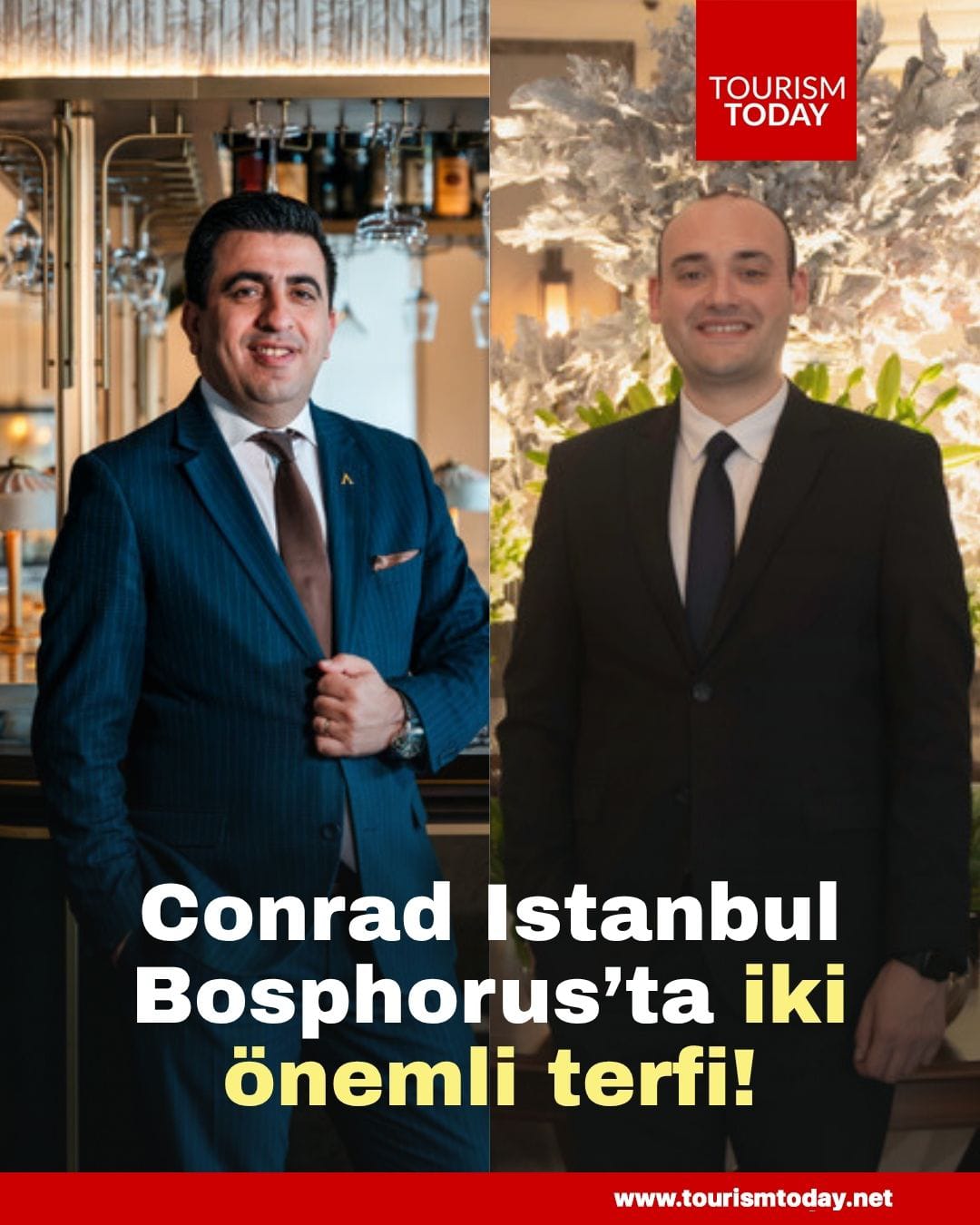 Conrad Istanbul Bosphorus’ta iki önemli terfi!
