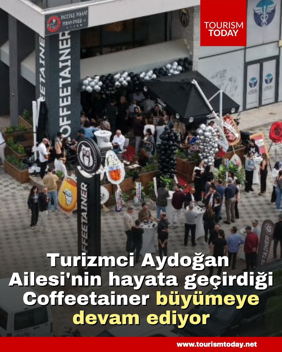 Turizmci Aydoğan Ailesi'nin hayata geçirdiği Coffeetainer, büyümeye devam ediyor