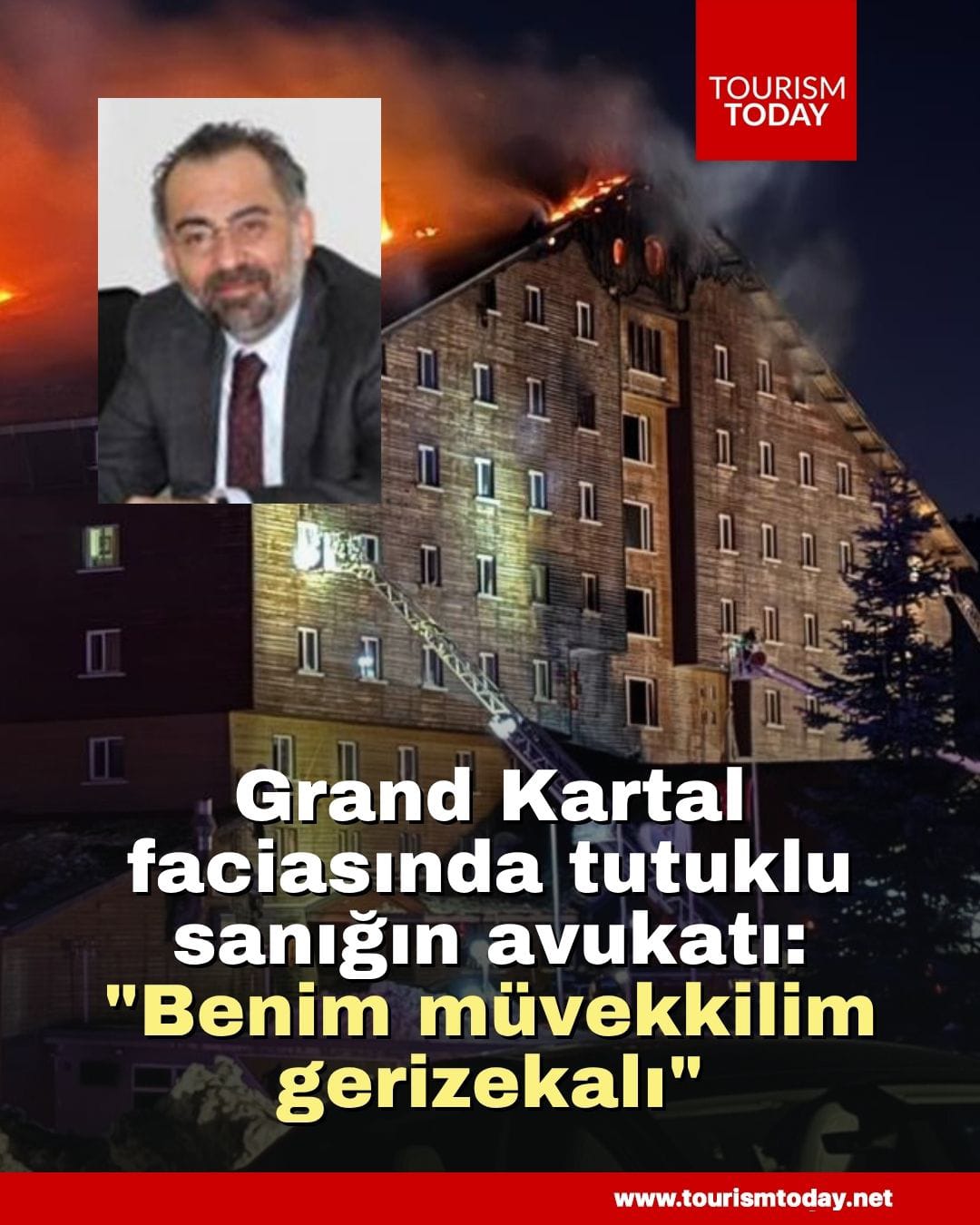 Grand Kartal Otel faciasında tutuklu sanığın avukatı: "Benim müvekkilim gerizekalı"