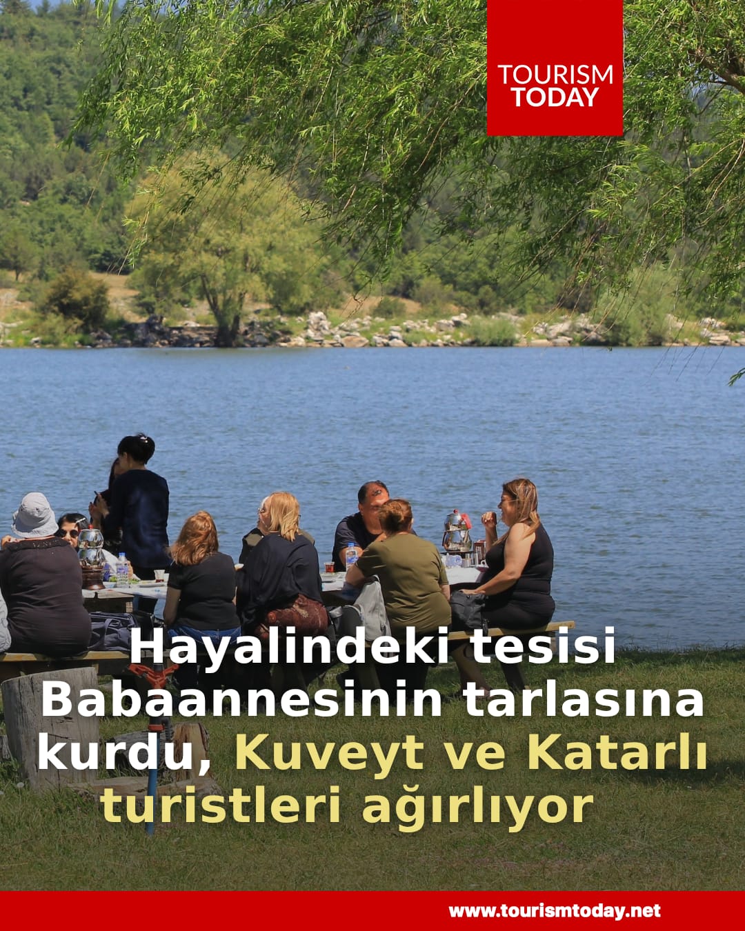 Hayalindeki tesisi Babaannesinin tarlasına kurdu, Kuveyt ve Katarlı turistleri ağırlıyor   