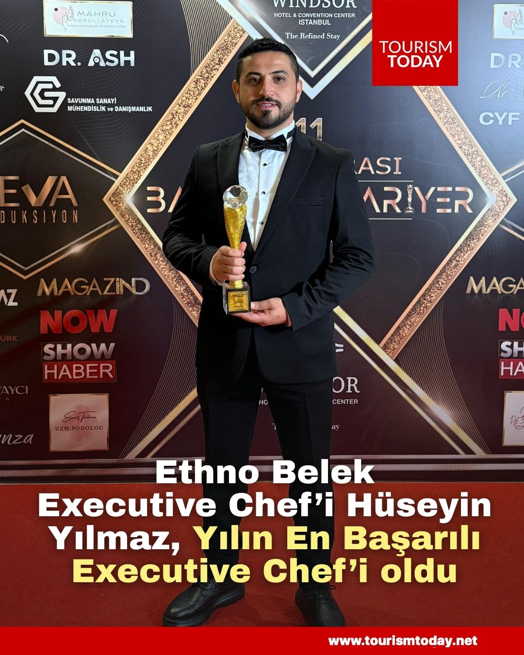 Ethno Belek Executive Chef’i Hüseyin Yılmaz, Yılın En Başarılı Executive Chef’i oldu