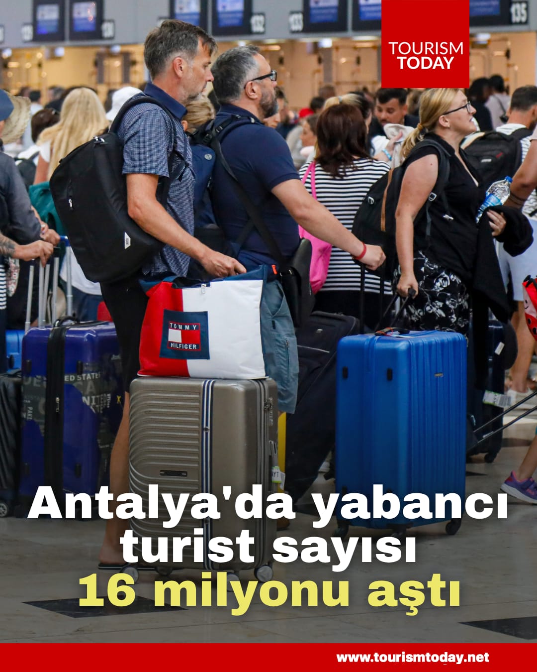 Antalya'da yabancı turist sayısı 16 milyonu aştı