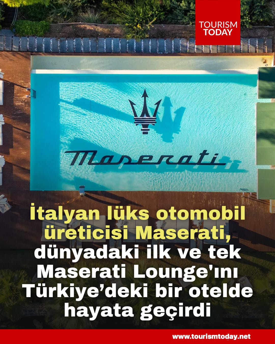 İtalyan lüks otomobil üreticisi Maserati, dünyadaki ilk ve tek “Maserati Lounge”ını Türkiye’deki bir otelde hayata geçirdi
