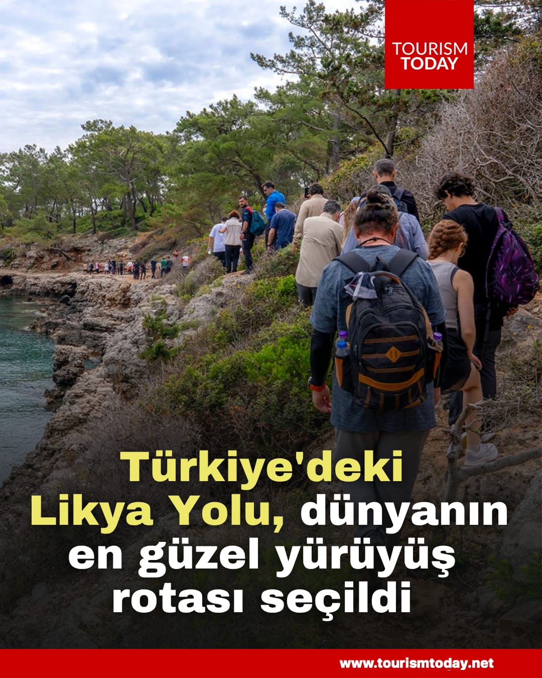 Türkiye'deki Likya Yolu, dünyanın en güzel yürüyüş rotası seçildi