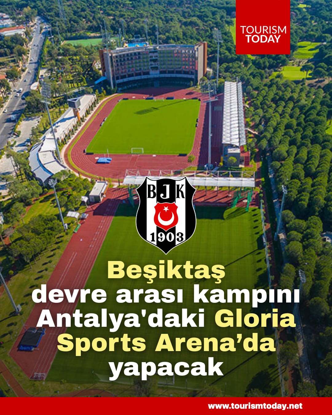 Beşiktaş, devre arası kampını Antalya'daki Gloria Sports Arena’da yapacak