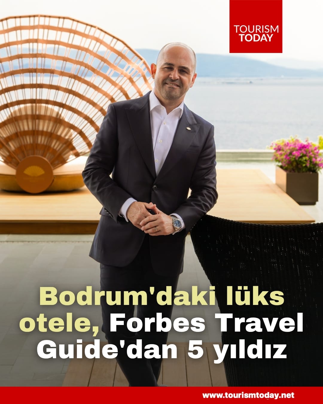Bodrum'daki lüks otele, Forbes Travel Guide'dan 5 yıldız