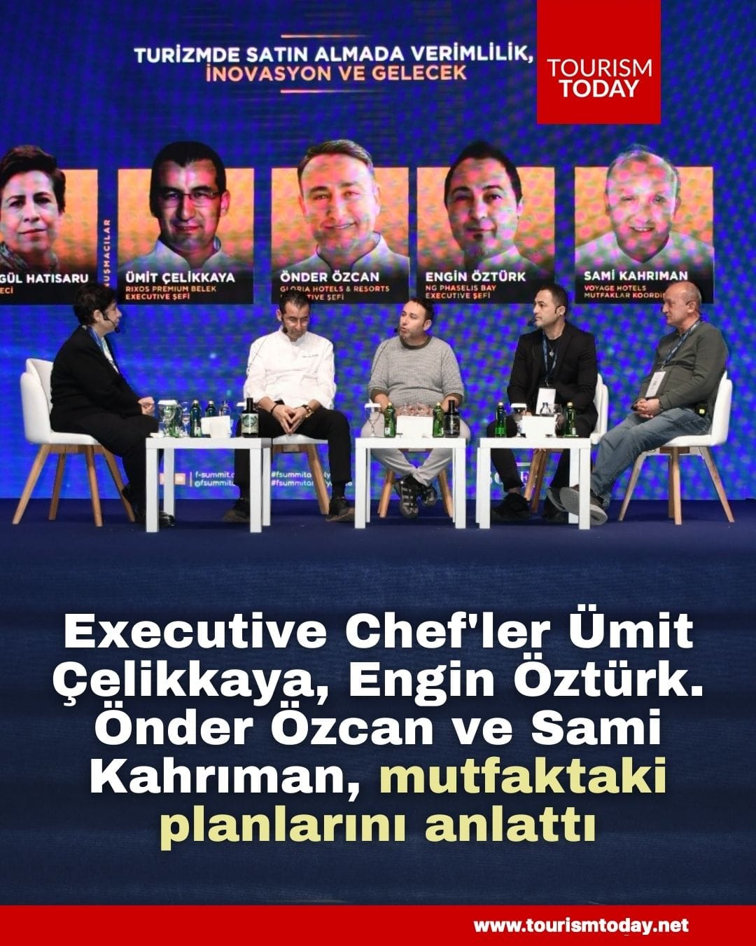 Executive Chef'ler Ümit Çelikkaya, Engin Öztürk. Önder Özcan ve Sami Kahrıman, mutfaktaki planlarını anlattı