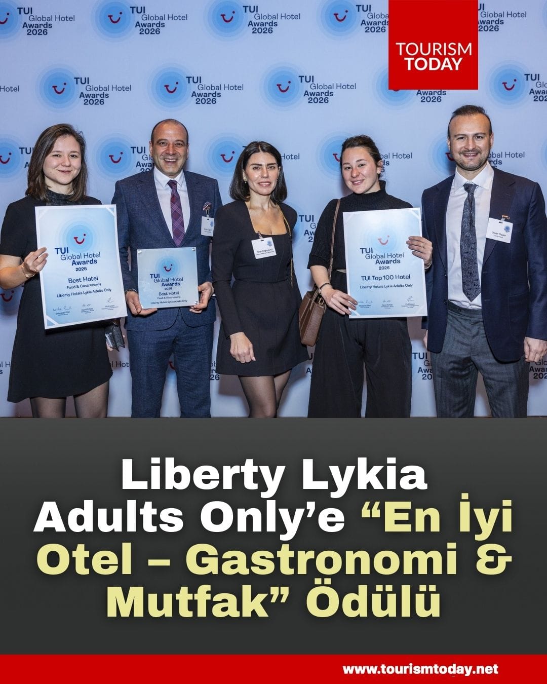 Liberty Lykia Adults Only’e “En İyi Otel – Gastronomi & Mutfak” Ödülü