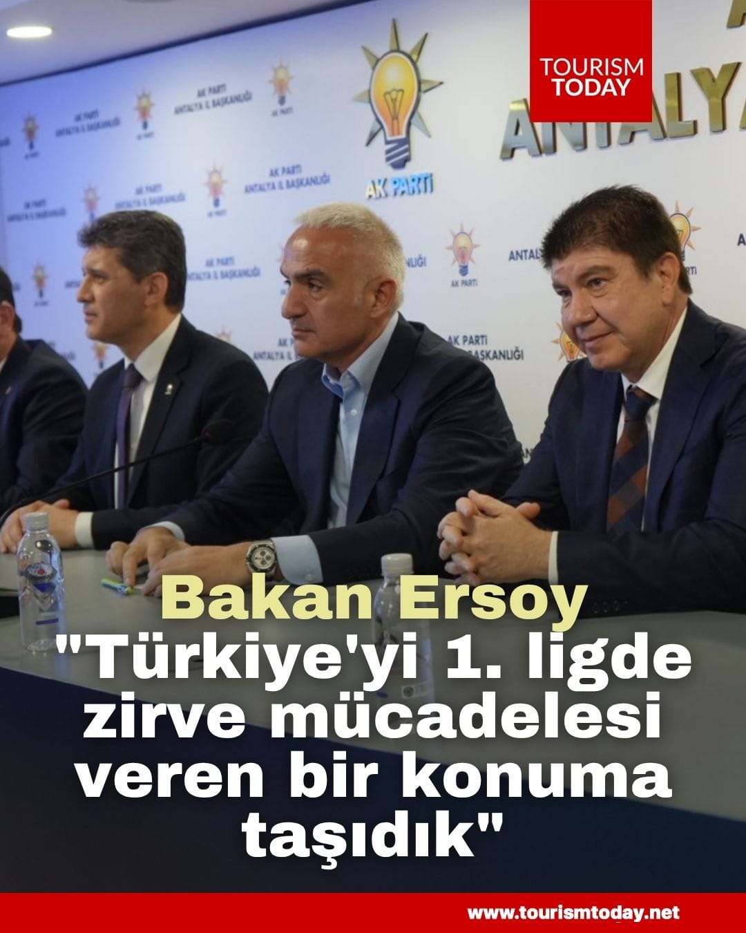 Bakan Ersoy: "Türkiye'yi 1. ligde zirve mücadelesi veren bir konuma taşıdık"