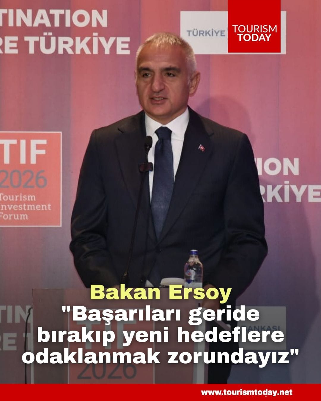 Bakan Ersoy: "Başarıları artık geride bırakıp geleceğe ve yeni hedeflere odaklanmak zorundayız"