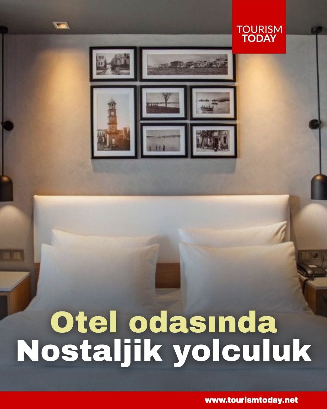 Otel odasında nostaljik yolculuk