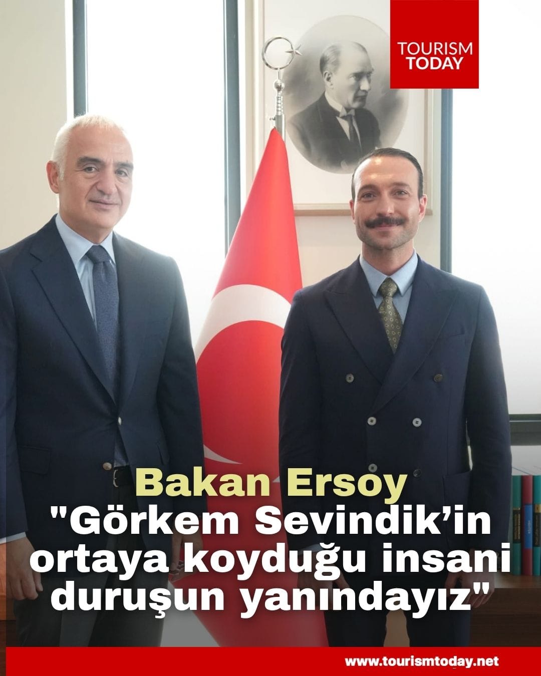 Bakan Ersoy: "Görkem Sevindik’in ortaya koyduğu insani duruşun yanındayız"