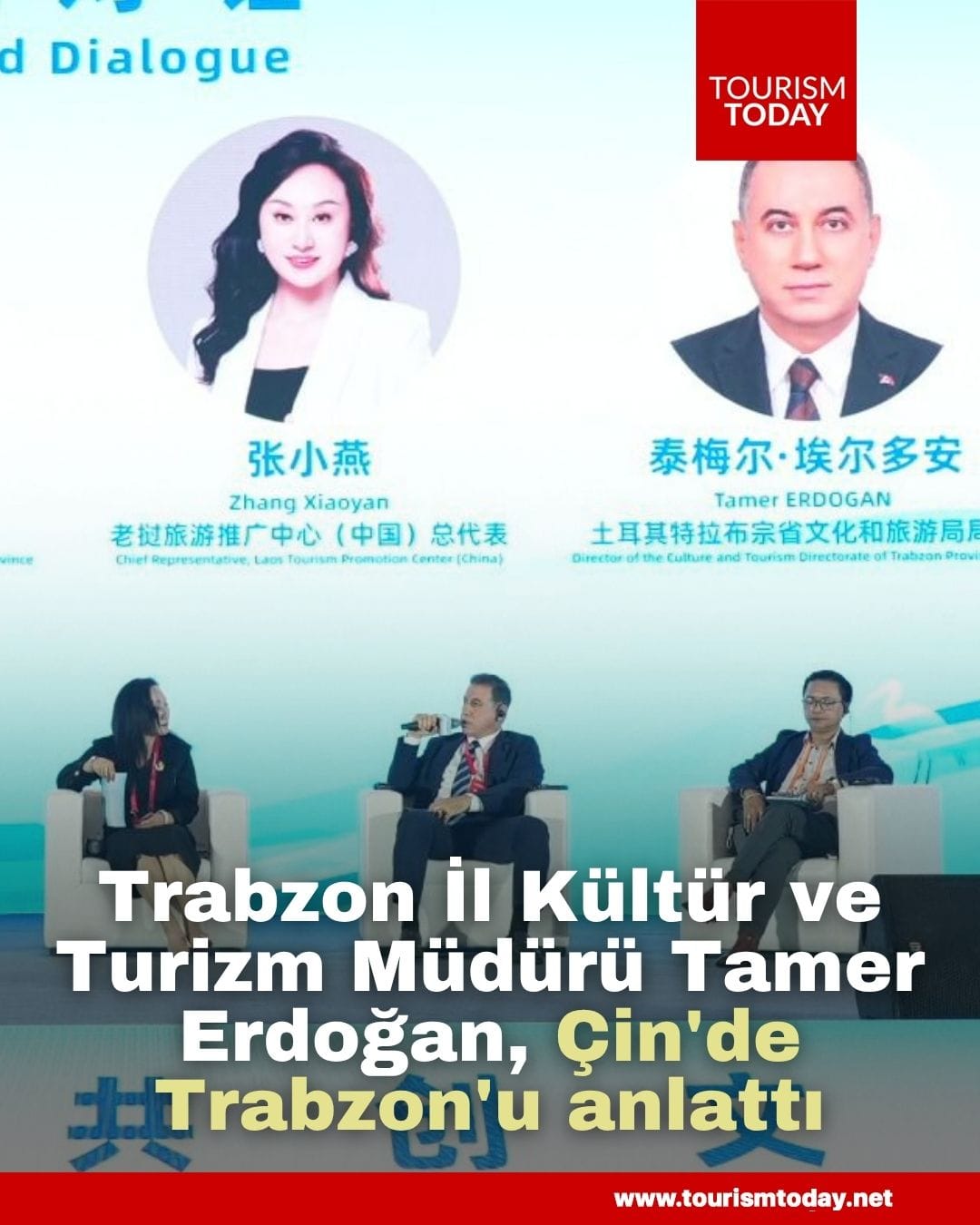 Trabzon İl Kültür ve Turizm Müdürü Tamer Erdoğan, Çin'de Trabzon'u anlattı