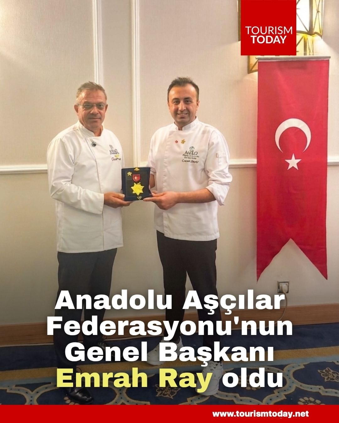 Anadolu Aşçılar Federasyonu'nun yeni Genel Başkanı, Emrah Ray oldu 
