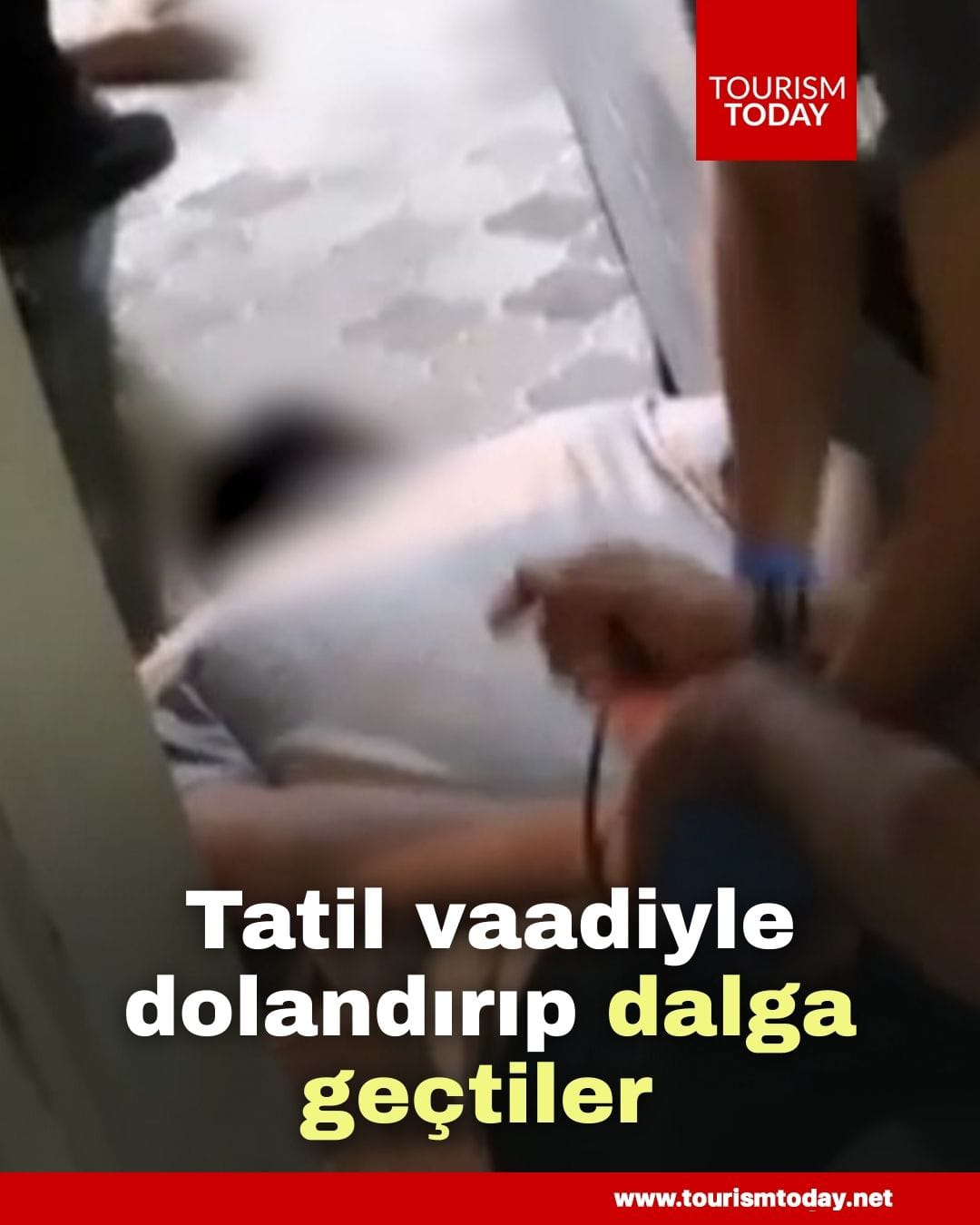 Tatil vaadiyle dolandırıp dalga geçtiler 