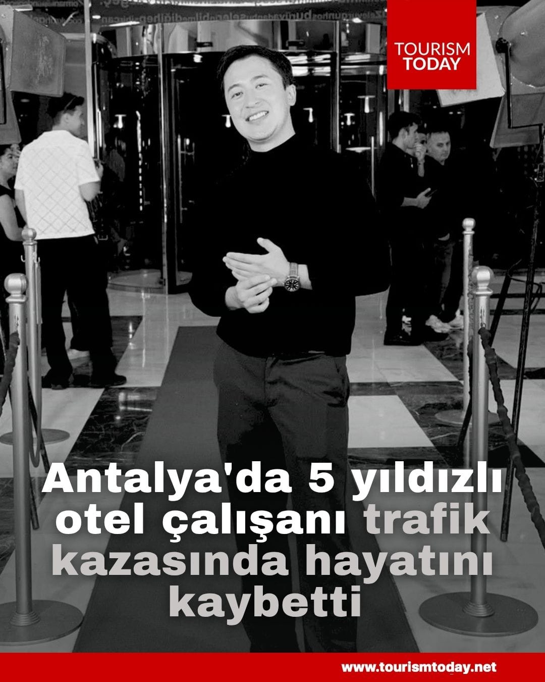 Antalya'da 5 yıldızlı otel çalışanı trafik kazasında hayatını kaybetti