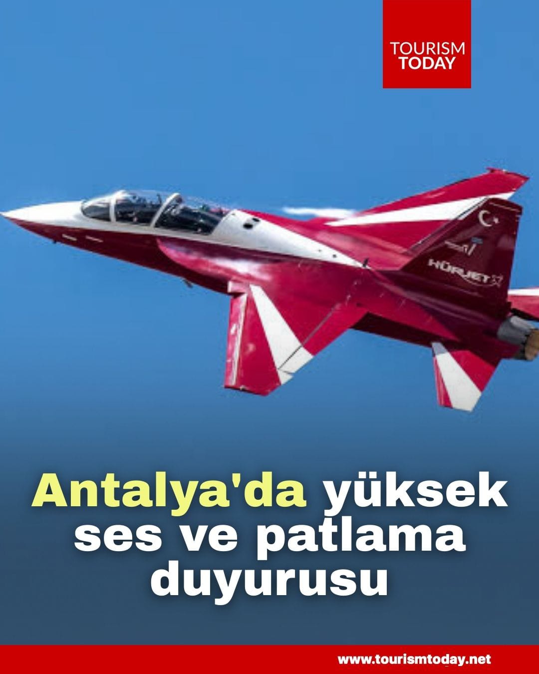 Antalya'da yüksek ses ve patlama duyurusu