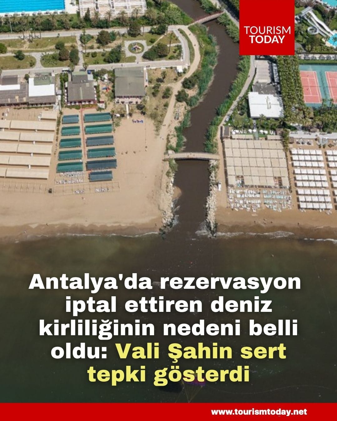 Antalya'da rezervasyon iptal ettiren deniz kirliliğinin nedeni belli oldu: Vali Şahin sert tepki gösterdi