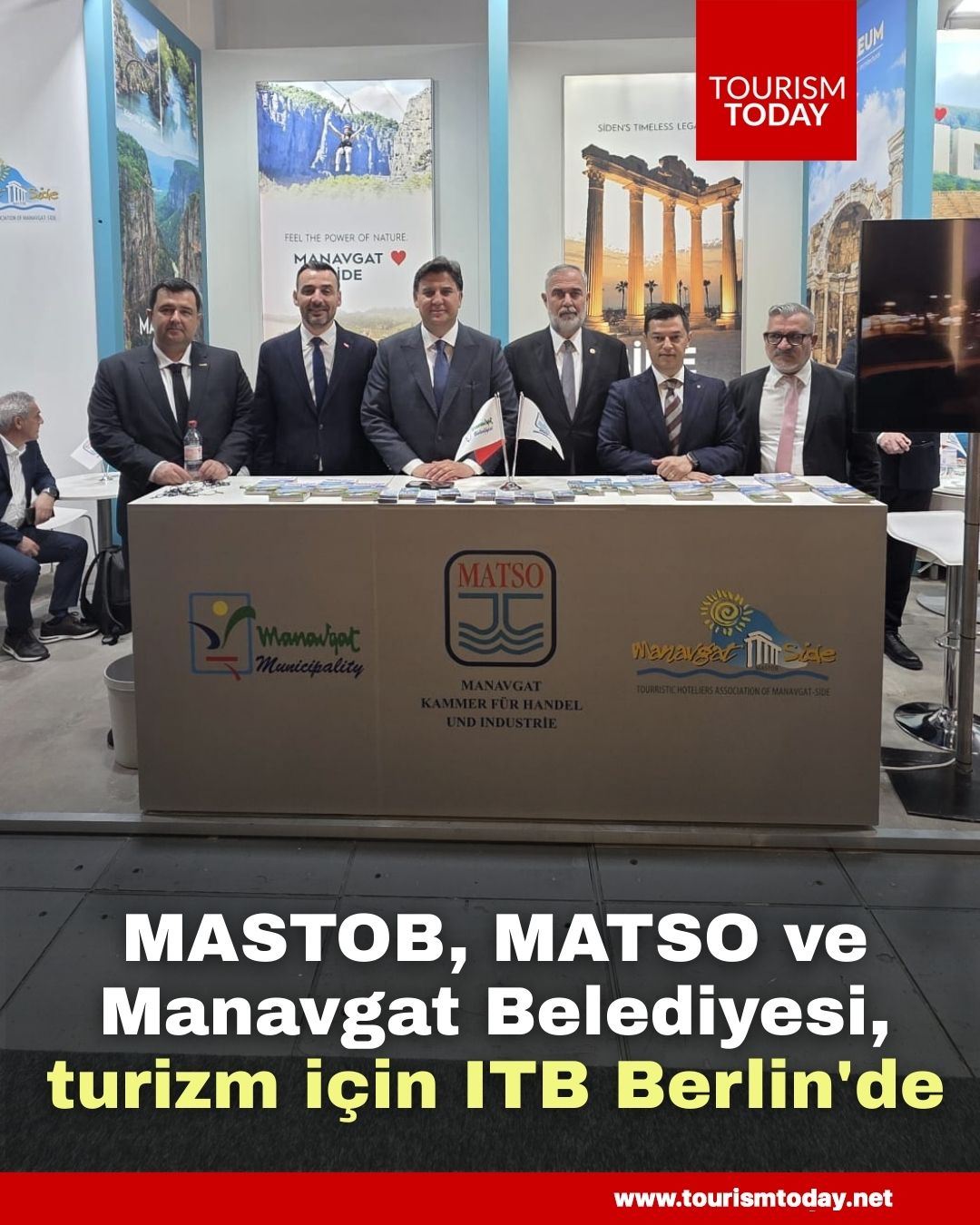 MASTOB, MATSO ve Manavgat Belediyesi, turizm için ITB Berlin'de