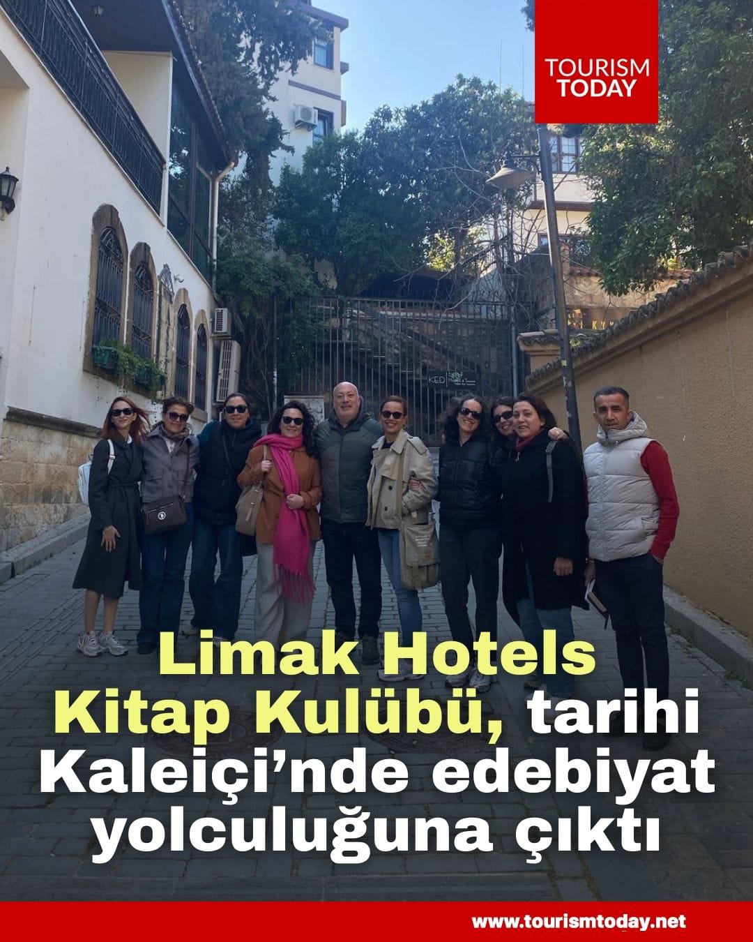 Limak Hotels Kitap Kulübü, tarihi Kaleiçi’nde edebiyat yolculuğuna çıktı 