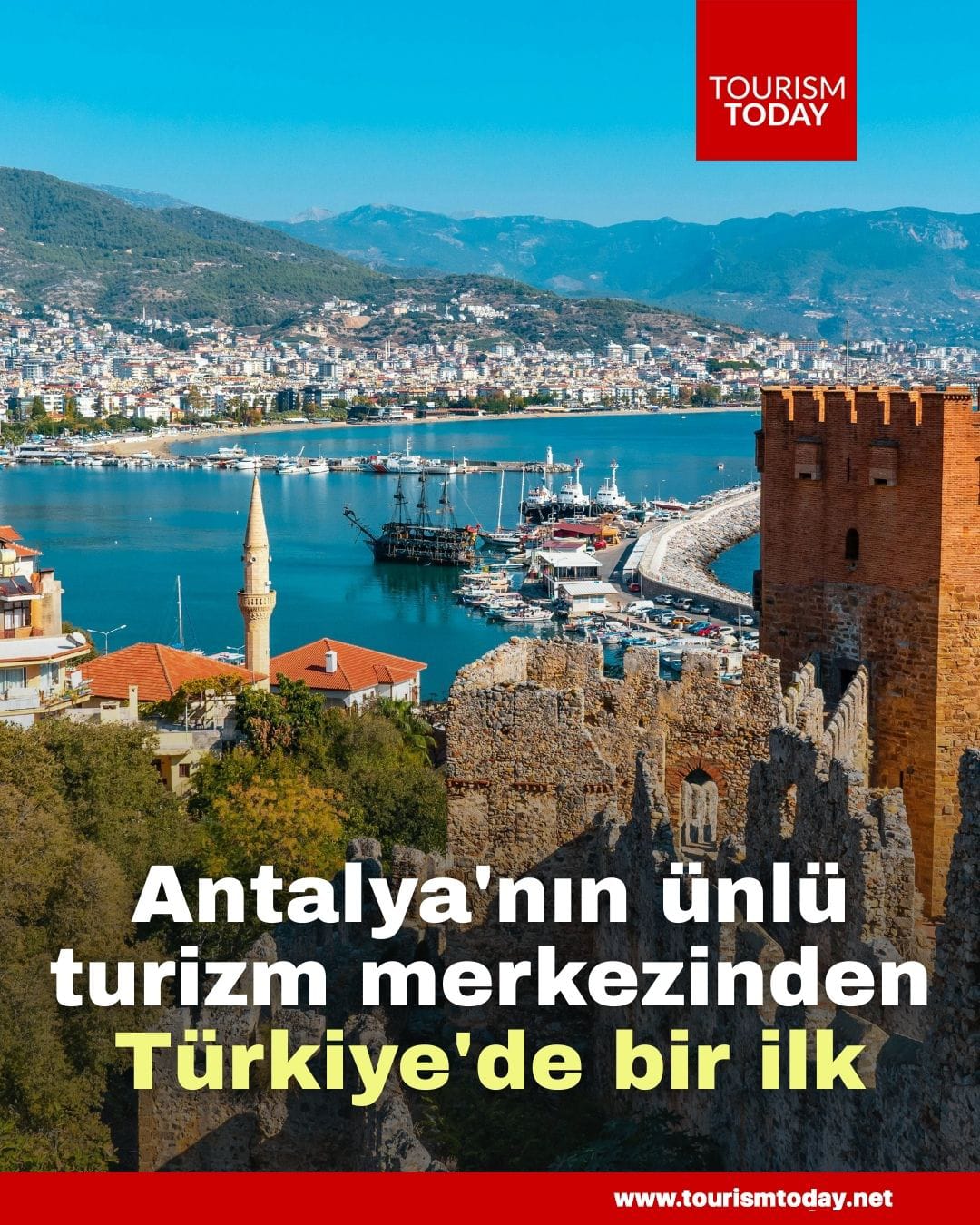 Antalya'nın ünlü turizm merkezinden Türkiye'de bir ilk