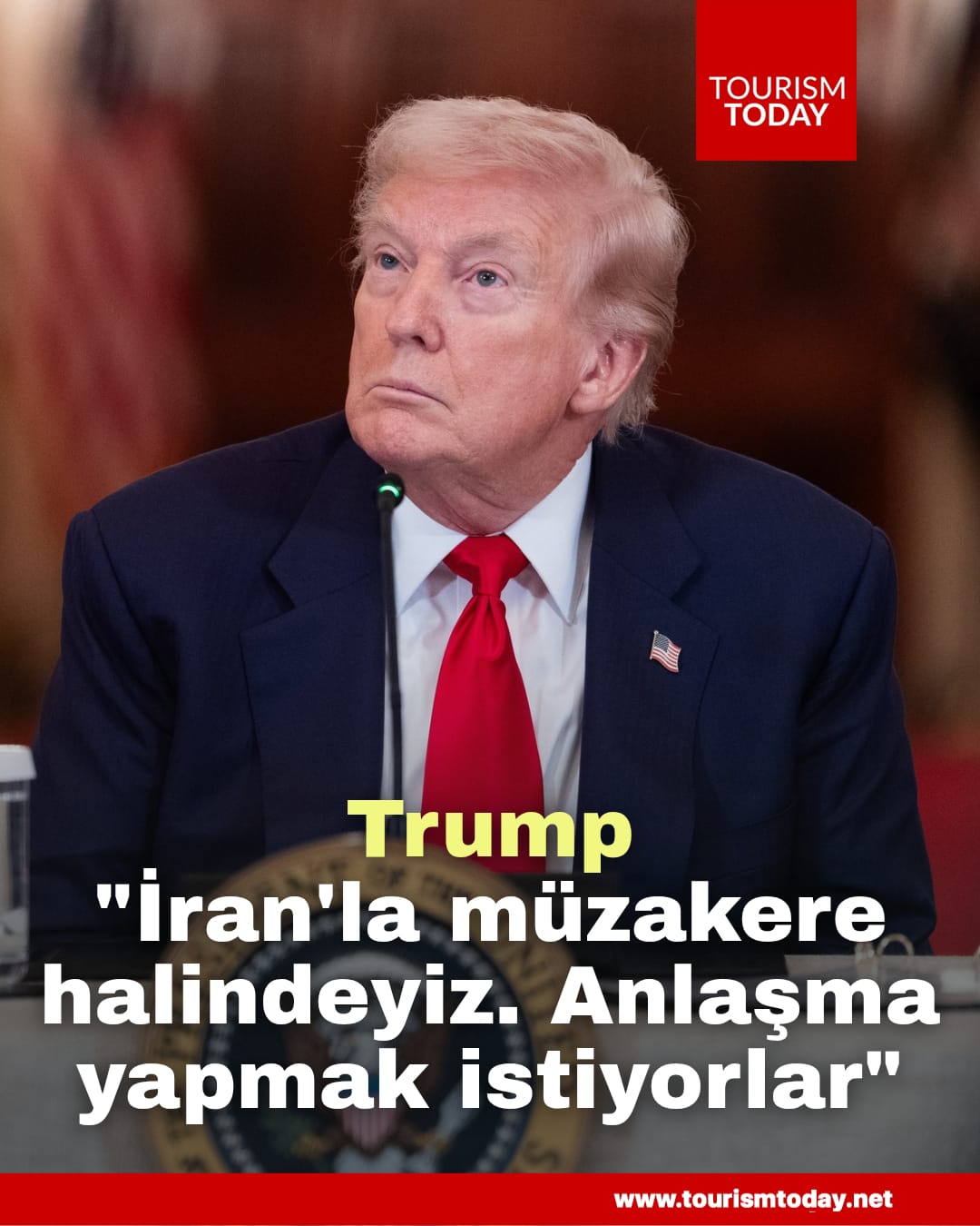 Trump: "İran'la müzakere halindeyiz. Anlaşma yapmak istiyorlar"