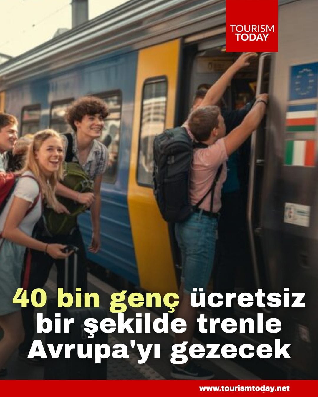 40 bin genç ücretsiz bir şekilde trenle Avrupa'yı gezecek