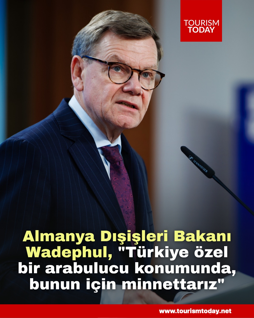 Almanya Dışişleri Bakanı Johann Wadephul, "Türkiye özel bir arabulucu konumunda, bunun için minnettarız"  