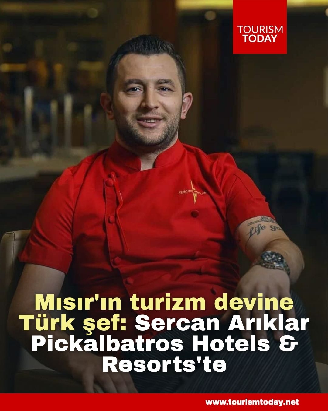 Mısır'ın turizm devine Türk şef: Sercan Arıklar Pickalbatros Hotels & Resorts'te