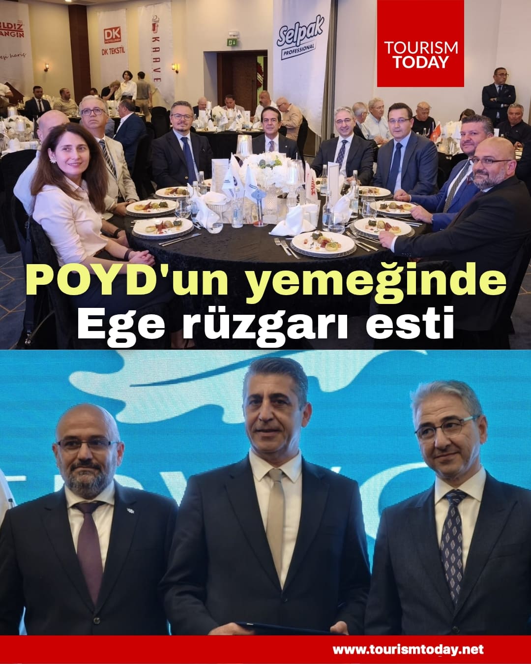 POYD'un geleneksel öğle yemeğinde, Ege rüzgarı esti