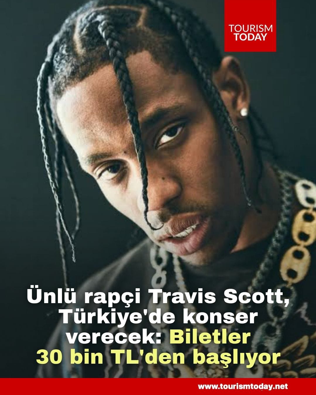 Ünlü rapçi Travis Scott, Türkiye'de konser verecek: Biletler 30 bin TL'den başlıyor