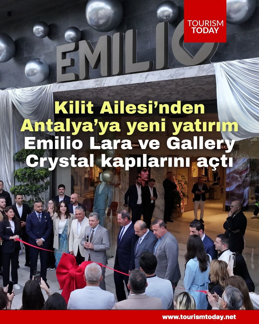 Kilit Ailesi’nden Antalya’ya yeni yatırım: Emilio Lara ve Gallery Crystal kapılarını açtı