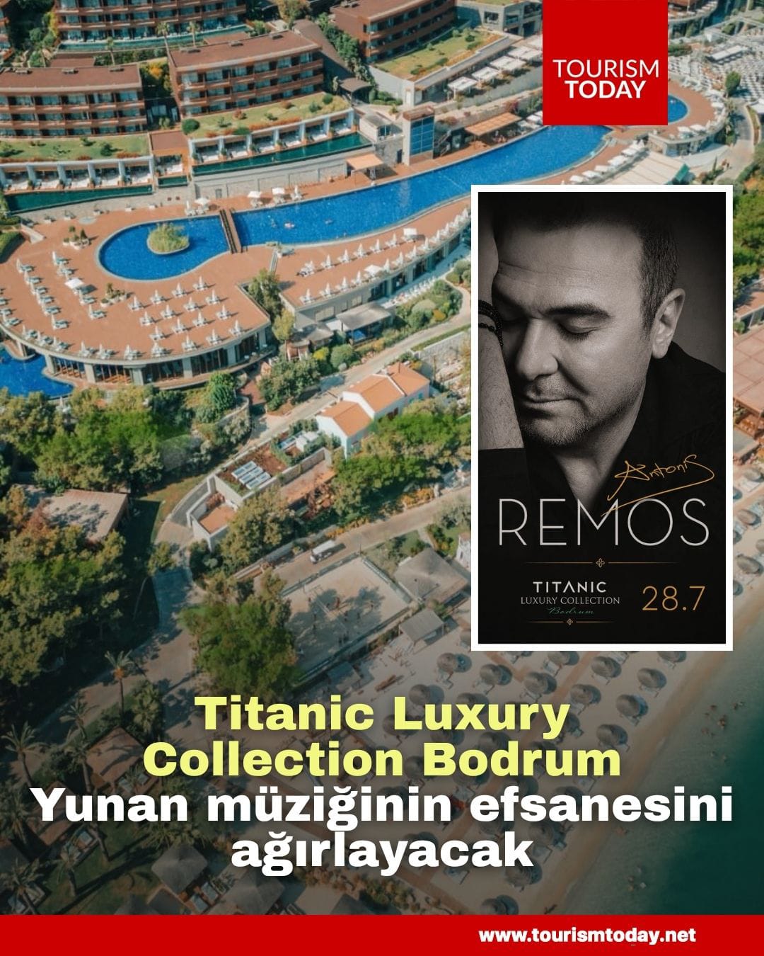 Titanic Luxury Collection Bodrum, Yunan müziğin efsanesini ağırlayacak