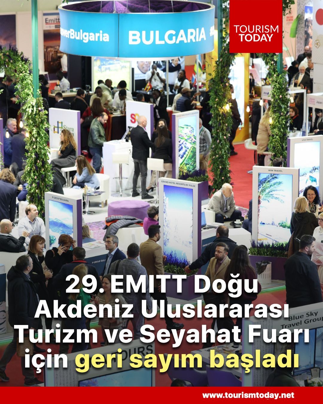 29. EMITT Doğu Akdeniz Uluslararası Turizm ve Seyahat Fuarı için geri sayım başladı