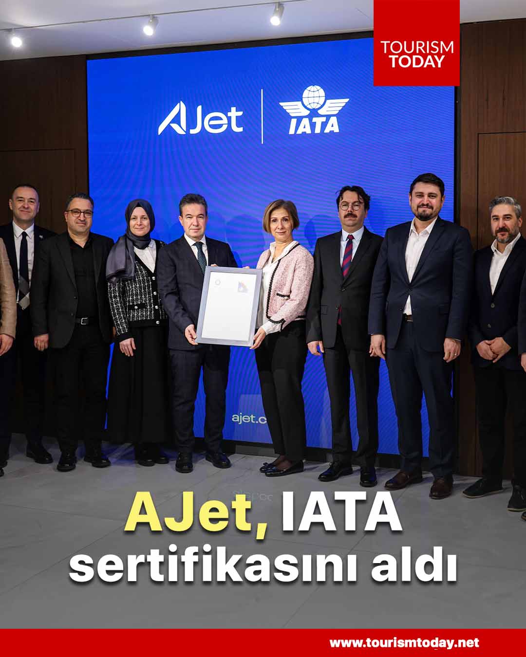 AJet, IATA sertifikasını aldı
