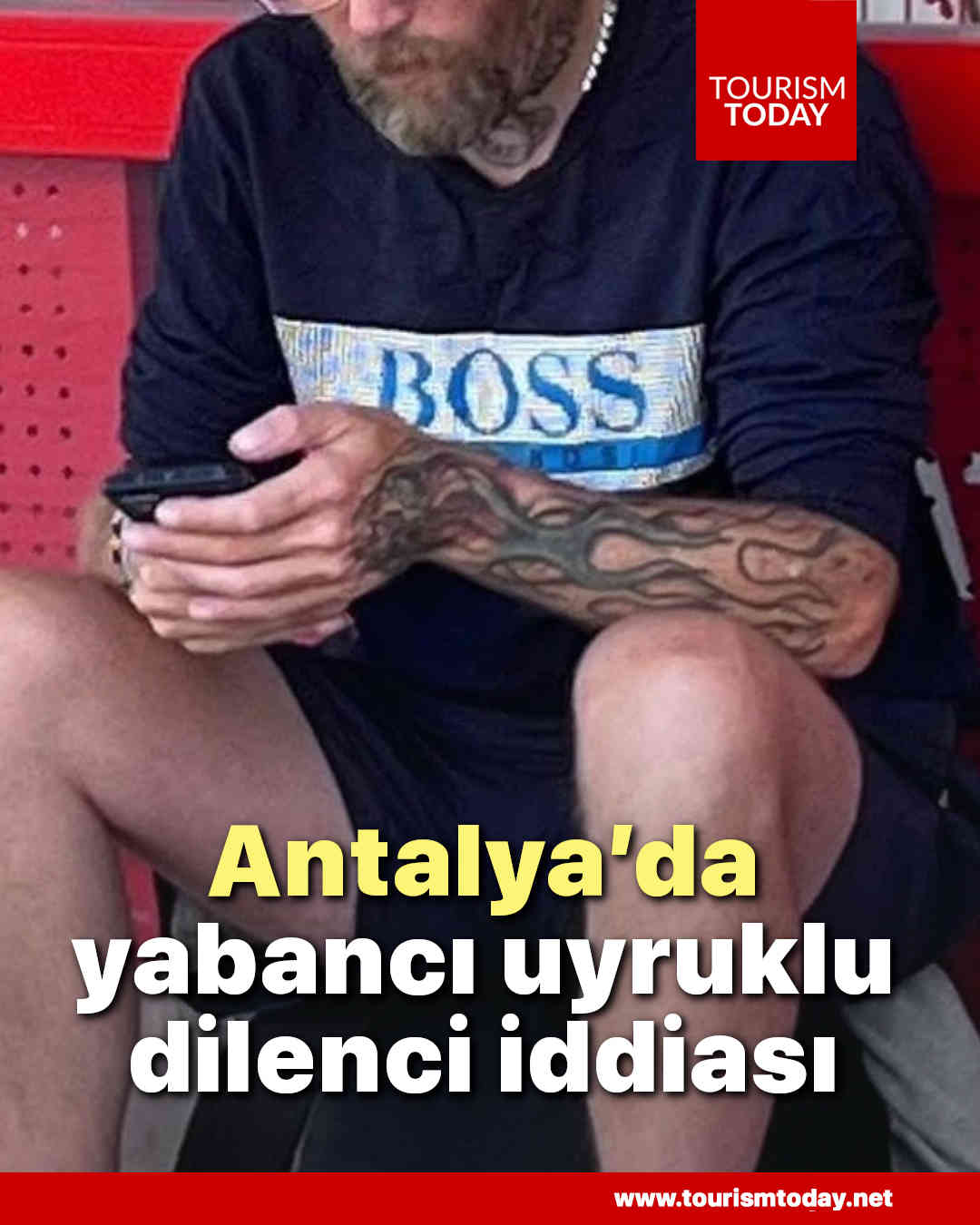 Antalya’da yabancı uyruklu dilenci iddiası