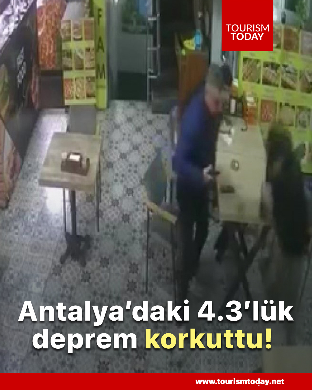 Antalya’daki 4.3’lük deprem korkuttu