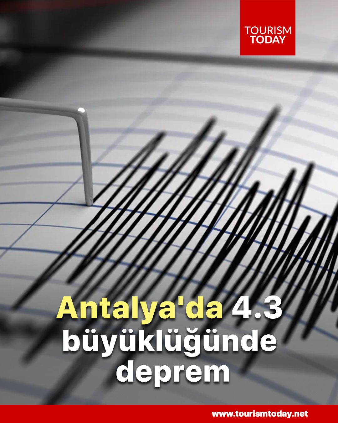 Antalya'da 4.3 büyüklüğünde deprem