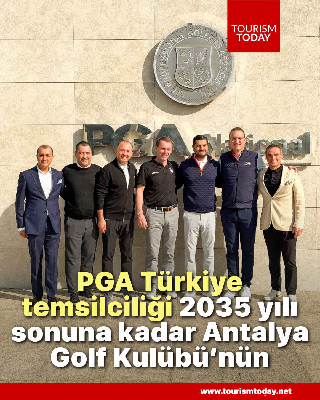 PGA Türkiye temsilciliği, 2035 yılı sonuna kadar Antalya Golf Kulübü’nün