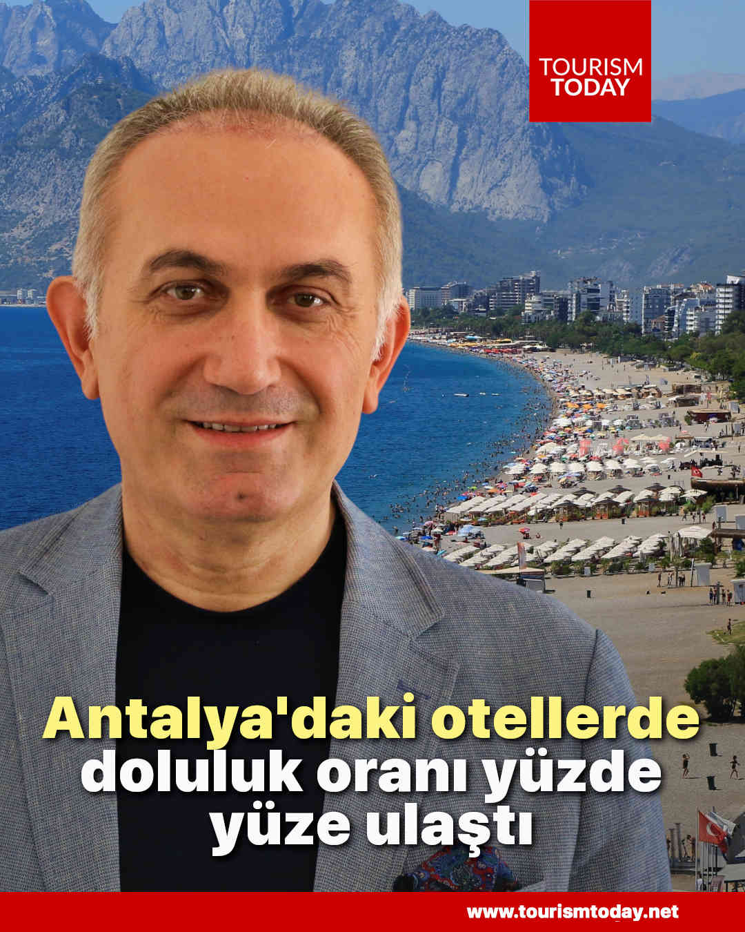 Antalya'daki otellerde doluluk oranı yüzde yüze ulaştı   