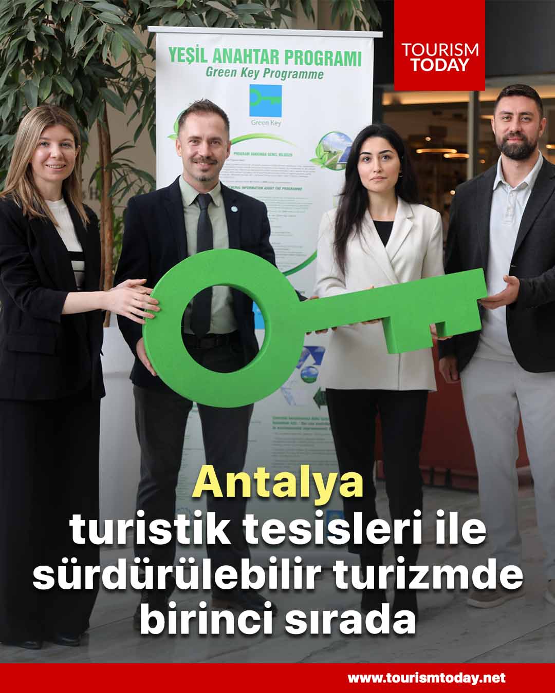 Antalya, turistik tesisleri ile sürdürülebilir turizmde birinci sırada