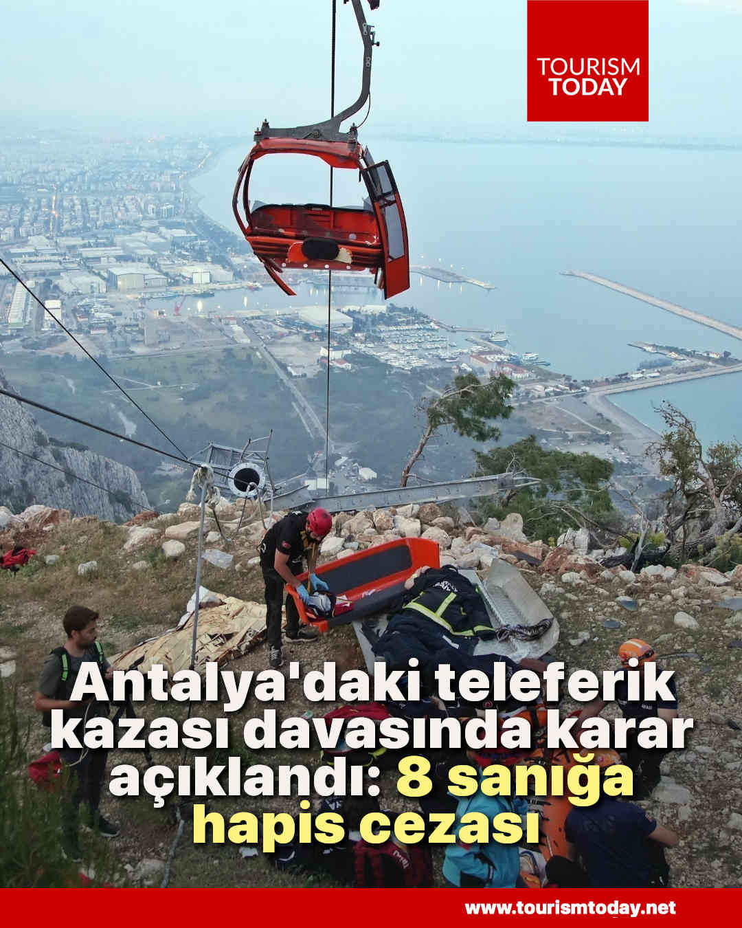 Antalya'daki teleferik kazası davasında karar açıklandı: 8 sanığa hapis cezası 
