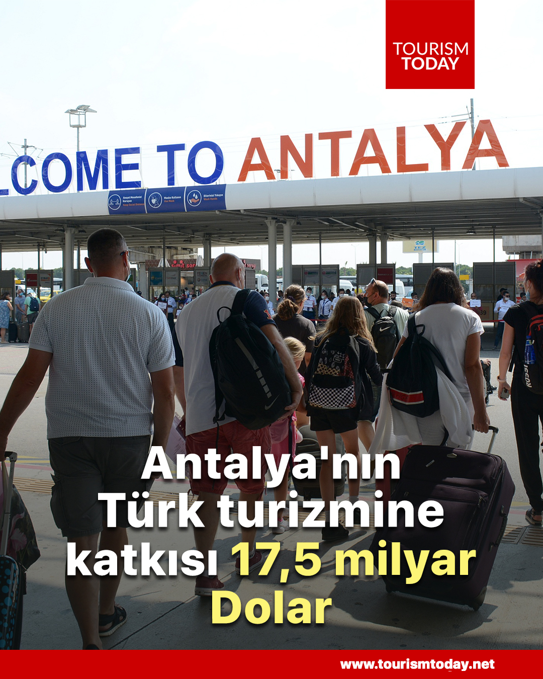 Antalya'nın Türk turizmine katkısı 17,5 milyar Dolar