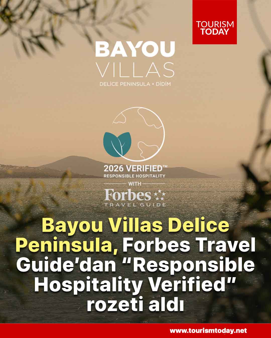 Bayou Villas Delice Peninsula, Forbes Travel Guide’dan “Responsible Hospitality Verified” rozeti aldı
