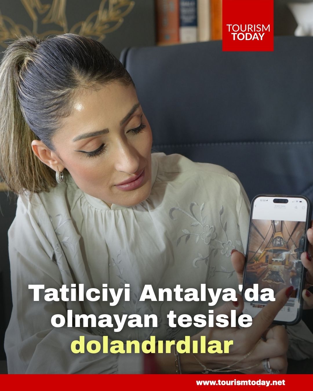 Tatilciyi Antalya'da olmayan tesisle dolandırdılar 