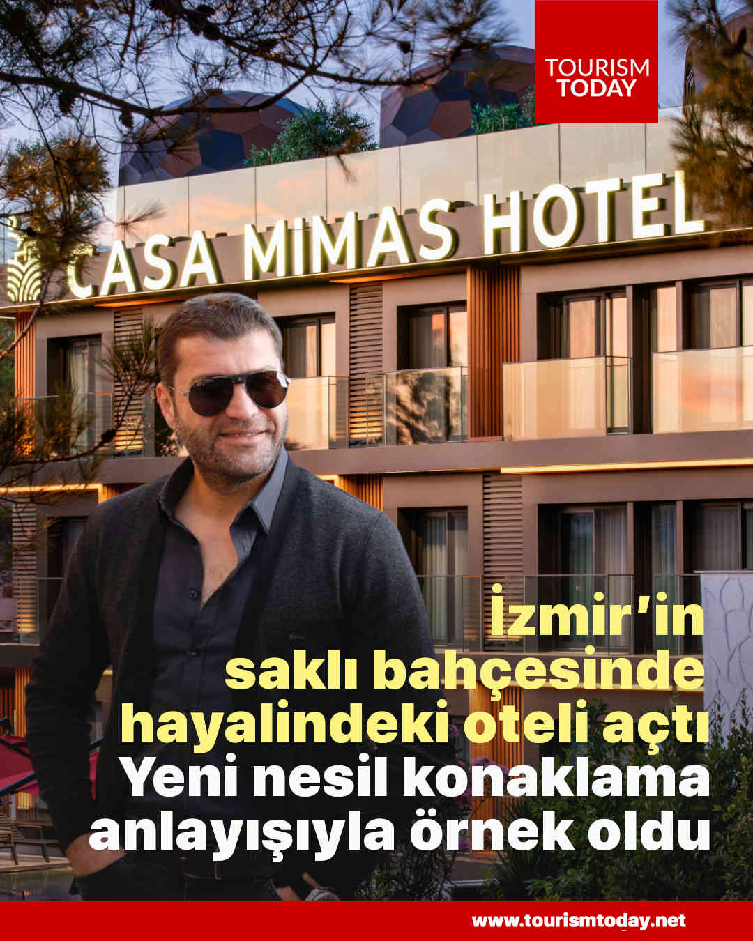 İzmir’in saklı bahçesinde hayalindeki oteli açtı, yeni nesil konaklama anlayışıyla örnek oldu