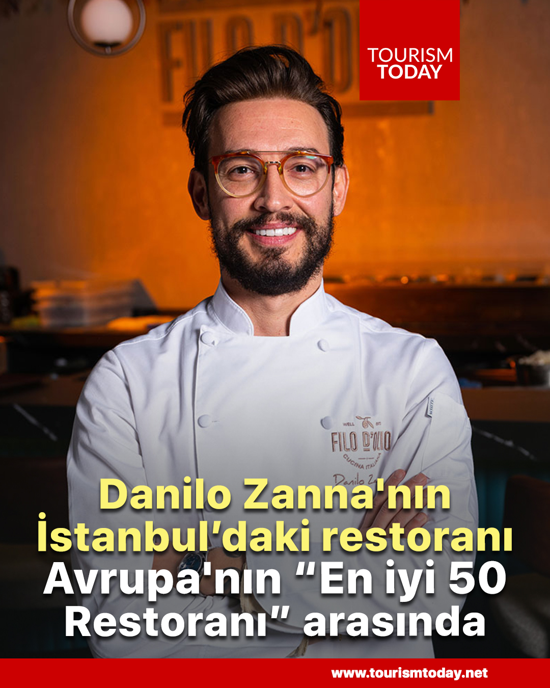 Danilo Zanna'nın İstanbul’daki restoranı, Avrupa'nın “En iyi 50 Restoranı” arasında