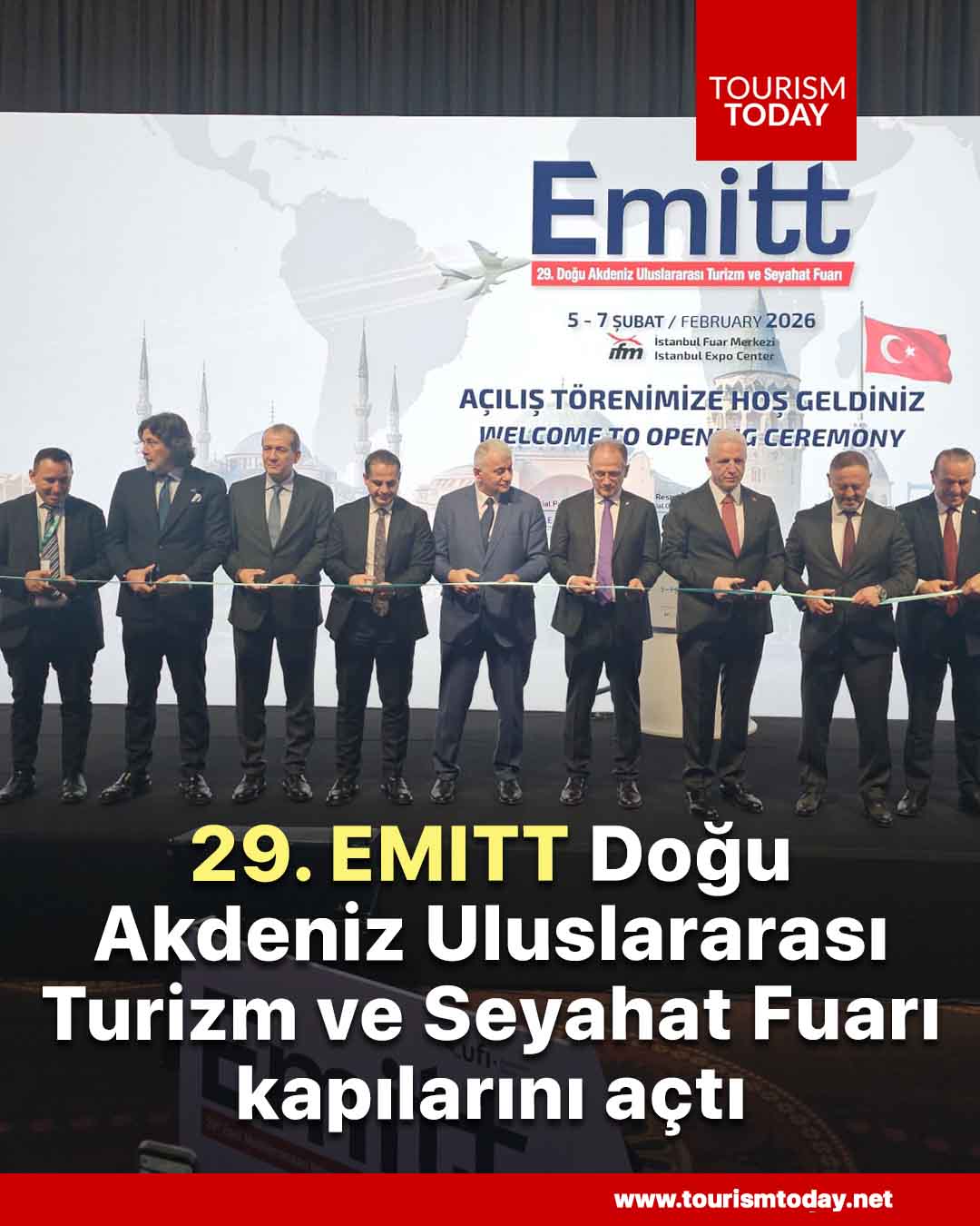 29. EMITT Doğu Akdeniz Uluslararası Turizm ve Seyahat Fuarı başladı