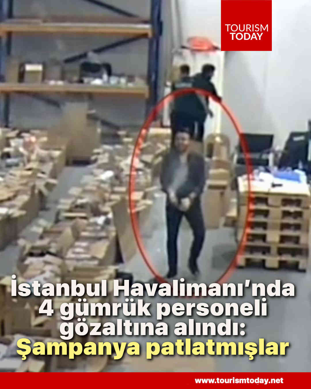 İstanbul Havalimanı’nda 4 gümrük personeli gözaltına alındı: Şampanyalar patlatmışlar